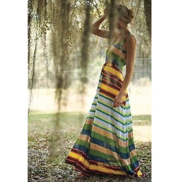 Anthropologie Dresses & Skirts - Anthropologie Plenty By Tracy Reese Spectrum Striped Maxi Dress